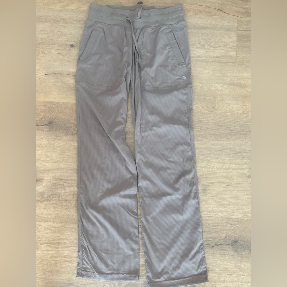 lululemon athletica women’s dance studio pants in tan